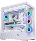 Lian Li Vector V100R Tempered Glass ATX Mid-Tower Computer Case White color - Image 2