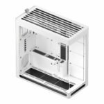 HAVN HS 420 Dual-Chamber Mid Tower PC Case ATX White | Hybrid Design, 11x 140mm Fan Slots & 3X 420mm Radiator Support, SimpliCable Cable Management, Tempered Glass, PWM Fan Hub