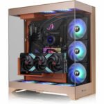 Lian Li Vector V100R Tempered Glass ATX Mid-Tower Computer Case Black color