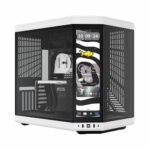 HYTE Y70 Touch Infinite Modern Aesthetic Tempered Glass ATX Mid-Tower Computer Case - Panda