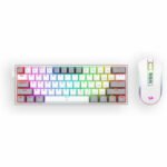 Redragon - RD-S131 Wired Combo Wired 60% Mechanical Keyboard + Wired Gaming Mouse max 12400DPI Combo Red Mechanical Switches - Full Key Anti-ghosting - RGB Backlighting