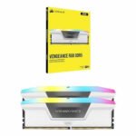 32GB (2x16GB) 6000MHz CORSAIR Vengence RGB DDR5 RAM CL36-44-44-96 1.35V Intel XMP 3.0 Computer Memory – Black