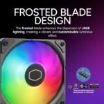 Cooler Master Hyper 212 PRO ARGB CPU Air Cooler – 120mm High Performance PWM Fan, 4 Copper Heat Pipes, Sleek Design Top Cover, Low Noise & Easy - Image 2