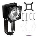 Cooler Master Hyper 212 PRO ARGB CPU Air Cooler – 120mm High Performance PWM Fan, 4 Copper Heat Pipes, Sleek Design Top Cover, Low Noise & Easy - Image 8