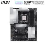 MSI PRO X870E-P WiFi Motherboard, ATX - Supports AMD Ryzen 9000/8000 / 7000 Processors, AM5-60A SPS VRM, DDR5 Memory Boost (8200+ MT/s OC), PCIe 5.0 x16 & 4.0 x16, M.2 Gen5, Wi-Fi 7, 5G LAN - Image 6