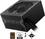 MSI MAG A750BN PCIE5, Non-Modular Compact Gaming 750W Power Supply, 80+ Bronze, Low-Noise Fan,12V-2x6 Cable, PCIE 5.0 Ready - Image 9