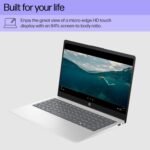 HP 14 inch Laptop, HD Touchscreen Display, AMD Ryzen 5 7520U, 8 GB RAM, 512 GB SSD, AMD Radeon Graphics, Windows 11 Home, Natural Silver Color - Image 10