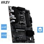 MSI PRO B850-S WIFI6E Motherboard, ATX - Supports AMD Ryzen 9000/8000 / 7000 Processors, AM5 - DDR5 Memory Boost (8200+ MT/s OC), PCIe 4.0 x16, M.2 Gen5, Wi-Fi 6E, 2.5G LAN - Image 3