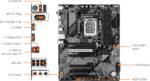 GIGABYTE B760M DS3H WIFI6E GEN5 Intel LGA 1700 mATX Motherboard, Supports Intel Core 14th/13th/12th Gen, DDR5, 6+2+1 Power Phase, 2X M.2, PCIe 5.0, USB-C, WIFI6E, 2.5GbE LAN, PCIe EZ-Latch - Image 3