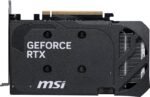 MSI Gaming RTX 5060 8G Shadow 2X OC Graphics Card (8GB GDDR7,128-bit, Extreme Performance: 2535 MHz, DisplayPort x3 2.1a, HDMI 2.1b, NVIDIA Blackwell Architecture) - Image 4