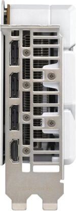 ASUS Dual GeForce RTX 5060 8GB GDDR7 White OC Edition Graphics Card, NVIDIA, Desktop (PCIe 5.0, DLSS 4, HDMI 2.1b, DisplayPort 2.1b, 2.5-Slot, Axial-tech Fan, 0dB Technology, Dual BIOS) - Image 3