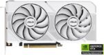 ASUS Dual GeForce RTX 5060 8GB GDDR7 White OC Edition Graphics Card, NVIDIA, Desktop (PCIe 5.0, DLSS 4, HDMI 2.1b, DisplayPort 2.1b, 2.5-Slot, Axial-tech Fan, 0dB Technology, Dual BIOS) - Image 2