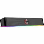 Redragon GS560 RGB Desktop Soundbar, 2.0 Channel Computer Speaker with Dynamic Lighting Bar Audio-Light Sync/Display