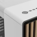 Fractal Design North Chalk White Tempered Glass Clear - Genuine Oak Wood Front - Glass Side Panel - Two 140mm Aspect PWM Fans Included - Type C USB - ATX Airflow Mid Tower PC Gaming Case - Image 5