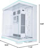 Lian Li O11D EVO RGB E-ATX Gaming Dual Chamber case - ARGB Lighting Strips - Up to 420mm Radiator - Cable Management - Front and Side Tempered Glass Panels - Reversible Chassis - Image 3