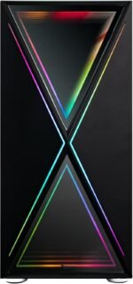 Bgears b-BlackWidow-RGB Black Gaming PC ATX case black color - Image 5