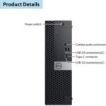 Dell Optiplex 7050 SFF Desktop Computer PC Intel Core i5 Desktop PC with Windows 11 Pro - Image 3