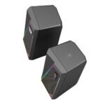 Redragon GS520 Anvil RGB PC 2 Channel Stereo Gaming Computer Speakers - Black - Image 2