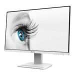 MSI 23.8" PRO MP243XW Monitor (Matte White) LED - Image 5
