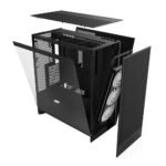 NZXT H7 Flow (2024) Tempered Glass ATX Mid-Tower Computer Case - Black color - Image 6