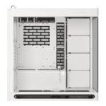 HAVN HS 420 Dual-Chamber Mid Tower PC Case ATX White | Hybrid Design, 11x 140mm Fan Slots & 3X 420mm Radiator Support, SimpliCable Cable Management, Tempered Glass, PWM Fan Hub - Image 7
