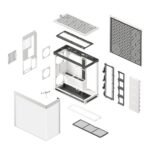 HAVN HS 420 Dual-Chamber Mid Tower PC Case ATX White | Hybrid Design, 11x 140mm Fan Slots & 3X 420mm Radiator Support, SimpliCable Cable Management, Tempered Glass, PWM Fan Hub - Image 5