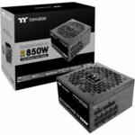 Thermaltake Toughpower GT 850W ATX 3.1 Standard Power Supply; 80 Plus Gold Efficiency; Smart Zero Fan