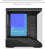 Lian Li Vector V100R Tempered Glass ATX Mid-Tower Computer Case Black color - Image 4