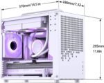 JONSBO/JONSPLUS Z20 White Color Micro-ATX Mini Tower PC Case - Image 3
