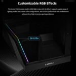 Lian Li Vector V100R Tempered Glass ATX Mid-Tower Computer Case Black color - Image 6