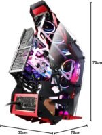 Antec Torque Black/ Red Aluminum ATX Mid Tower Computer Case/ Winner of IF Design Award Case - Image 2