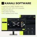 TRYX Panorama SE 360 ARGB 360mm AIO Rotatable 6.67'' AMOLED Curved Screen 3D Anamorphic Effect Customizable AIO Cooler 360mm Asetek Adela Pump 280w - Image 2