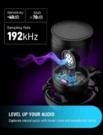 FIFINE Gaming USB Microphone for PC PS5, Condenser Mic with Quick Mute, RGB Indicator, Tripod Stand, Pop Filter, Shock Mount, Gain Control for Streaming - Image 8