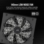 CORSAIR RM750x Shift Fully Modular ATX Power Supply - Modular Side Interface - ATX 3.1 & PCIe 5.1 Compliant - Zero RPM Fan Mode - 105°C-Rated Capacitors - 80 Plus Gold Efficiency - Black - Image 3