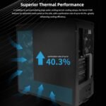 Lian Li Vector V100R Tempered Glass ATX Mid-Tower Computer Case Black color - Image 5