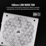 CORSAIR RM750x Shift Fully Modular ATX Power Supply - 80 Plus Gold - ATX 3.1 - PCIe 5.1 - Zero RPM - Side Interface - White - Image 3