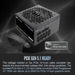 Thermaltake Toughpower GT 850W ATX 3.1 Standard Power Supply; 80 Plus Gold Efficiency; Smart Zero Fan - Image 4
