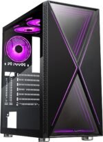Bgears b-BlackWidow-RGB Black Gaming PC ATX case black color - Image 6