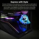 Lian Li Vector V100R Tempered Glass ATX Mid-Tower Computer Case Black color - Image 2