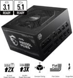 MSI MAG A850GL PCIE5 II 850W 80 PLUS Gold Modular Power Supply - Image 4