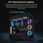 Lian Li Vector V100R Tempered Glass ATX Mid-Tower Computer Case Black color - Image 7