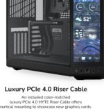 HYTE Y70 touch infinite Modern Aesthetic Tempered Glass ATX Mid-Tower Computer Case - black color - Image 6