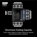 HYTE Y70 touch infinite Modern Aesthetic Tempered Glass ATX Mid-Tower Computer Case - black color - Image 7