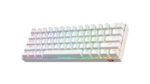 Redragon White Mechanical Wireless Gaming Keyboard | K530W-Pro Draconic 60% 61 Keys TKL | 2.4GHz Bluetooth 3.0-5.0 USB | Compact Gamer Keyboard | Brown Switches | RGB Lighting - Image 2