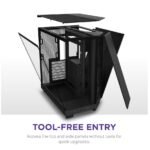 NZXT H6 Flow ATX Mid-Tower PC Case with Dual Chamber Black color - Image 3
