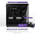 NZXT H6 Flow ATX Mid-Tower PC Case with Dual Chamber Black color - Image 2
