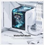 TRYX Panorama SE 360 ARGB 360mm AIO Rotatable 6.67'' AMOLED Curved Screen 3D Anamorphic Effect Customizable AIO Cooler 360mm Asetek Adela Pump 280w (Copy) - Image 5