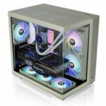Thermaltake View 380 TG ARGB Matcha Green ATX Case