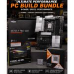 Bundle Combo with AMD Ryzen 7 9850X3D, Corsair Vengeance 32GB DDR5-6000 Kit, MSI X870E-P Pro WiFi AM5, CPU RAM Mobo Bundle