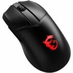 MSI Clutch GM41 Lightweight Wireless Gaming Mouse & Charging Dock, 20,000 DPI, 60M Omron Switches, Fast-Charging 80Hr Battery, RGB Mystic Light, 6 Programmable Buttons, PC/Mac